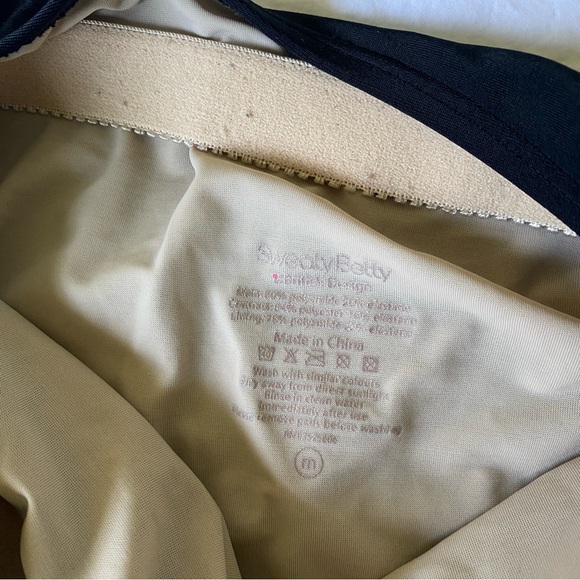 Black swimsuit w/ orange halter - Picture 4 of 5